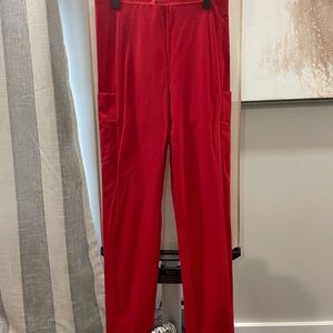 Athleta red dress pants.